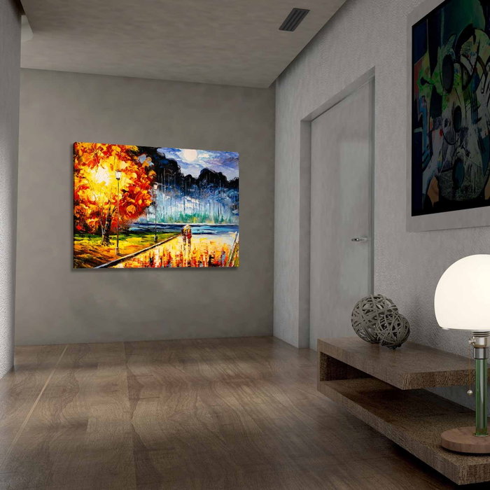 Wallity Cuadro Decorativo sobre Lienzo Multicolor 70 x 100 cm